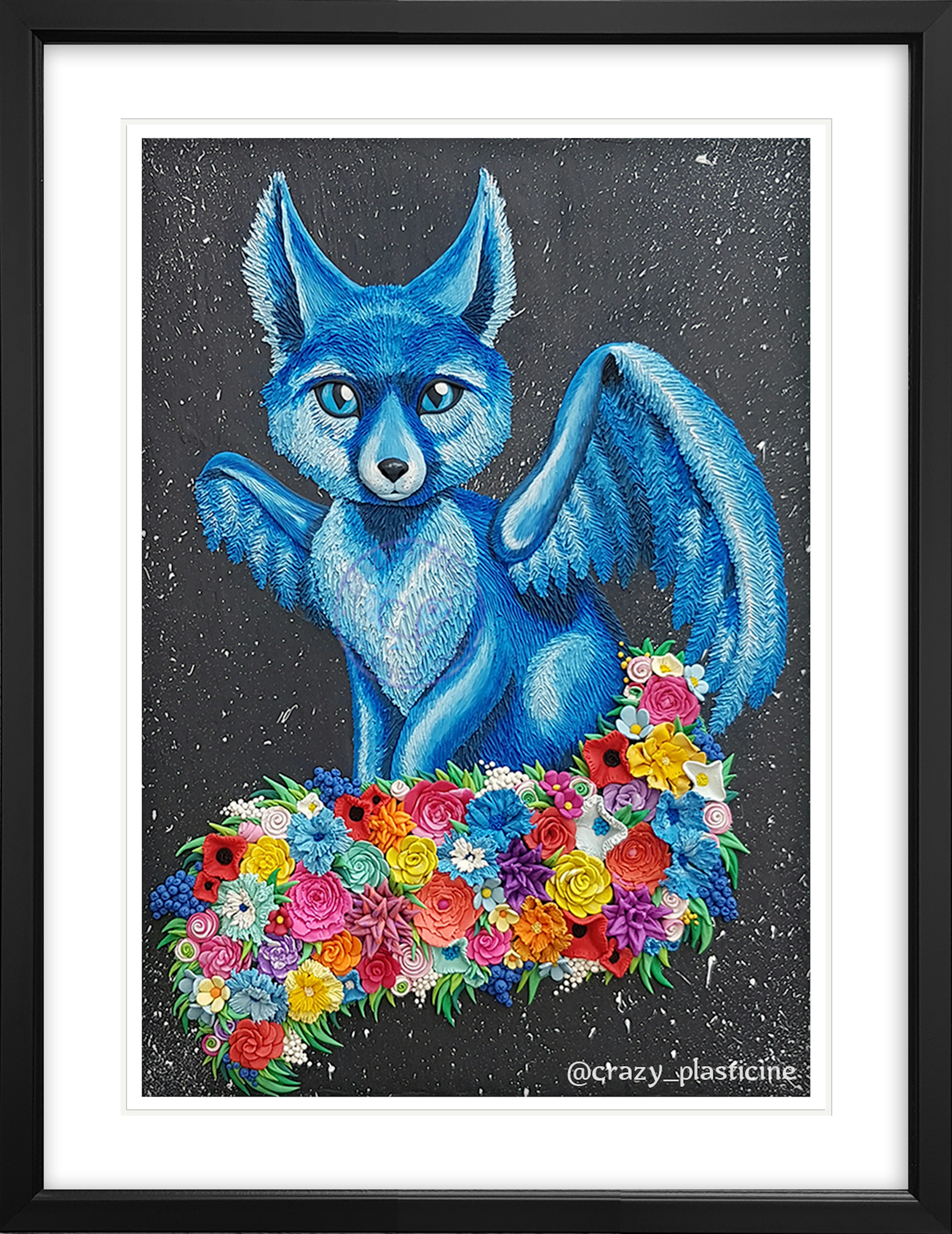 Main image for Night Fox plasticine painting