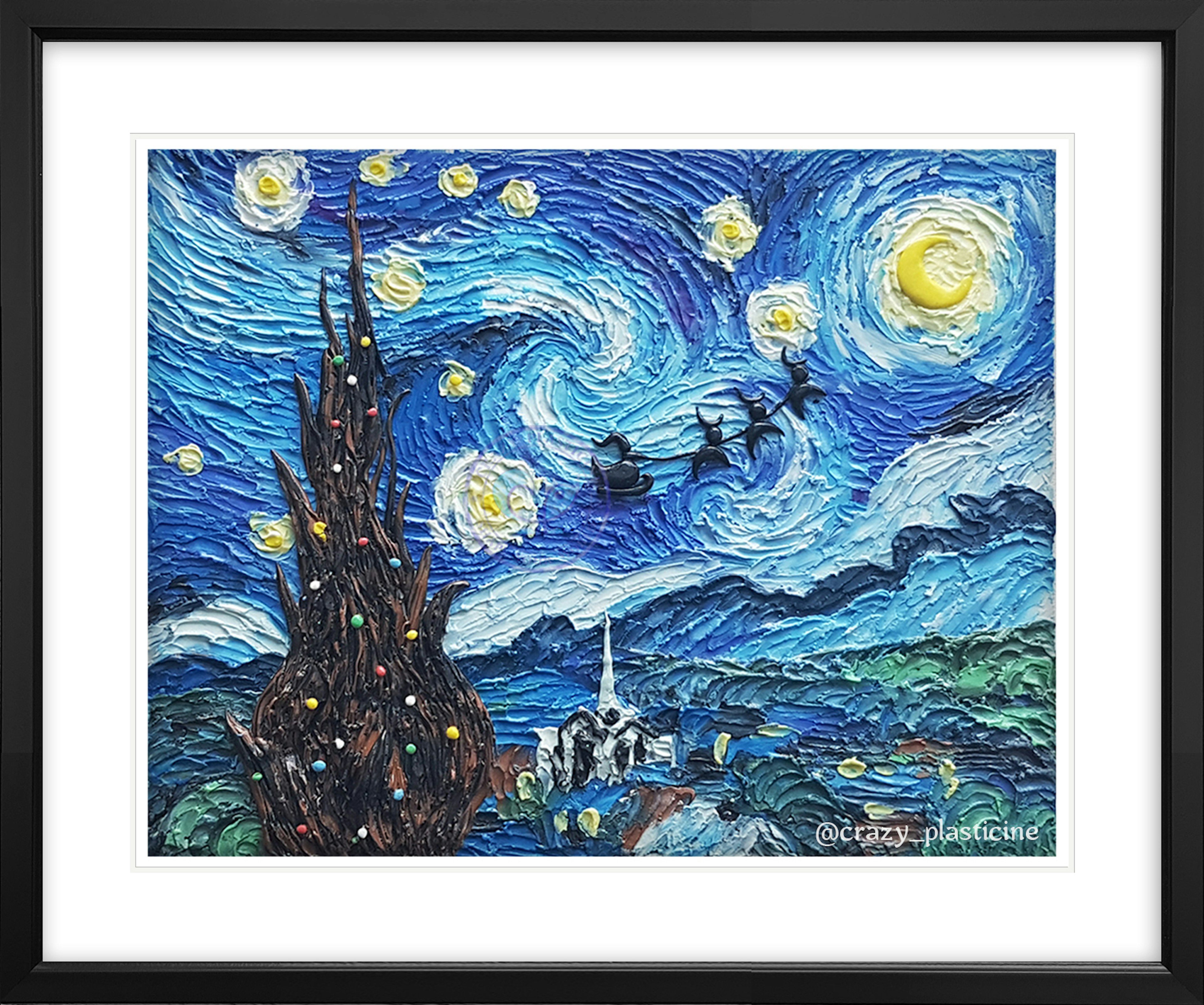 Main image for Starry Eve plasticine painting