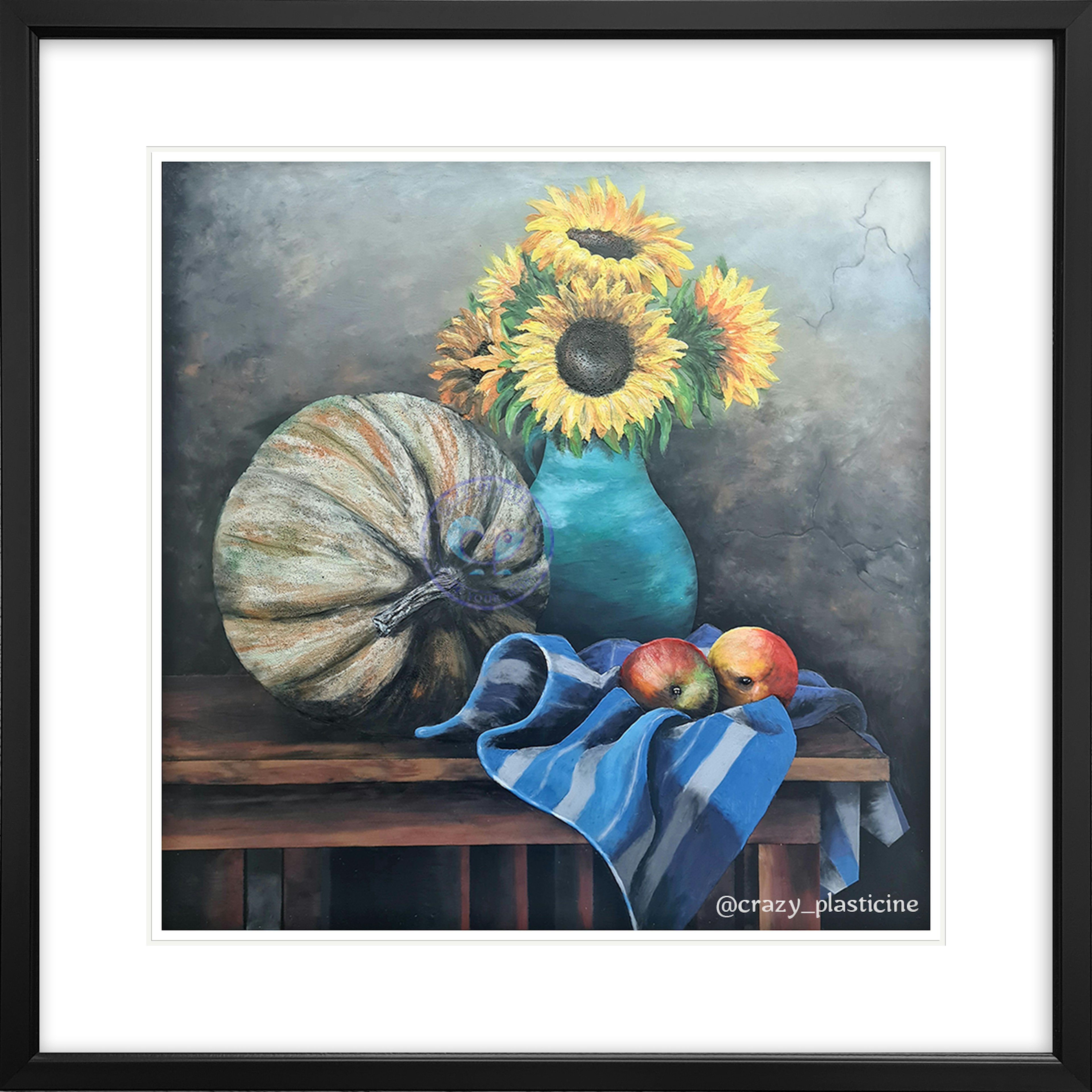 Main image for Still life with pumpkin plasticine painting
