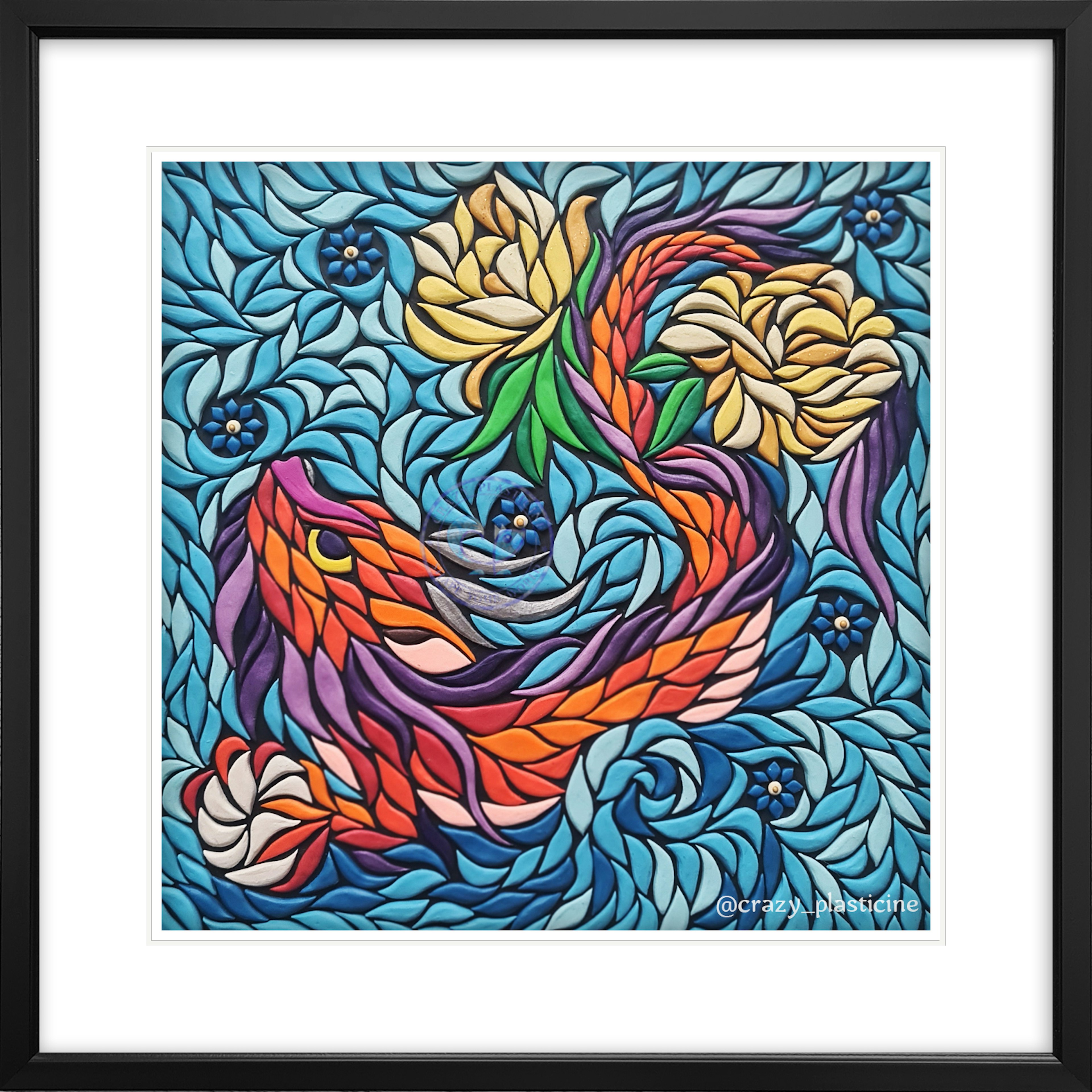 Main image for Waveborn Dragon plasticine painting