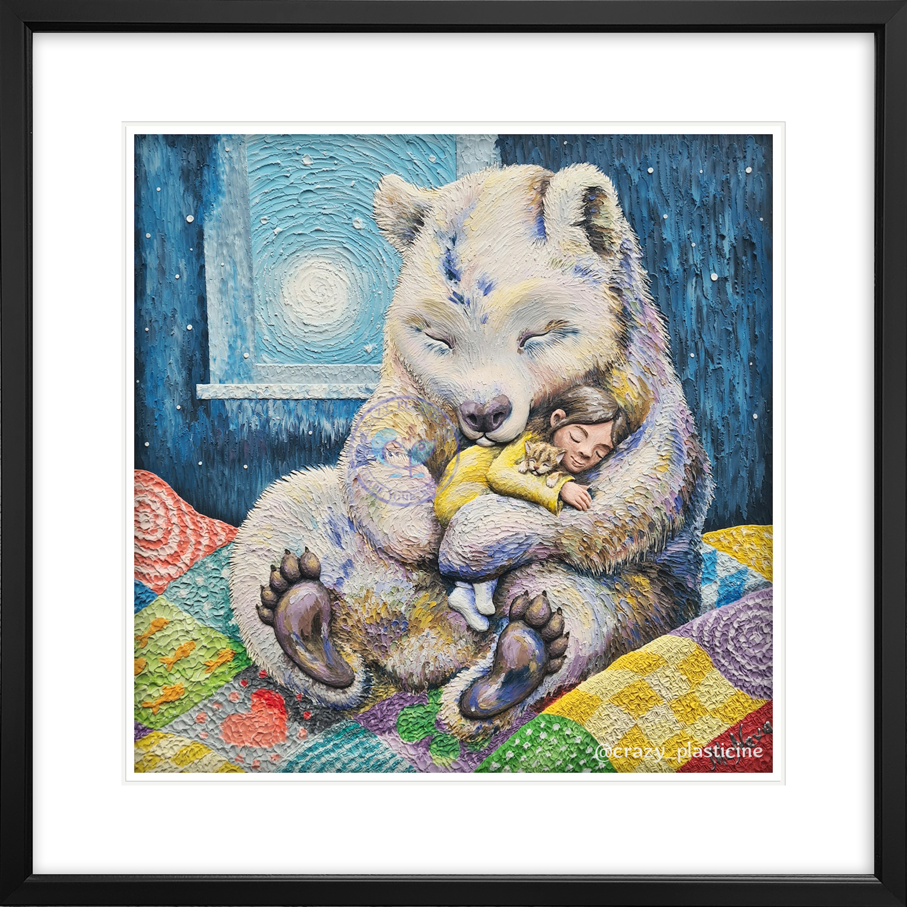 Main image for Lunar Bear plasticine painting