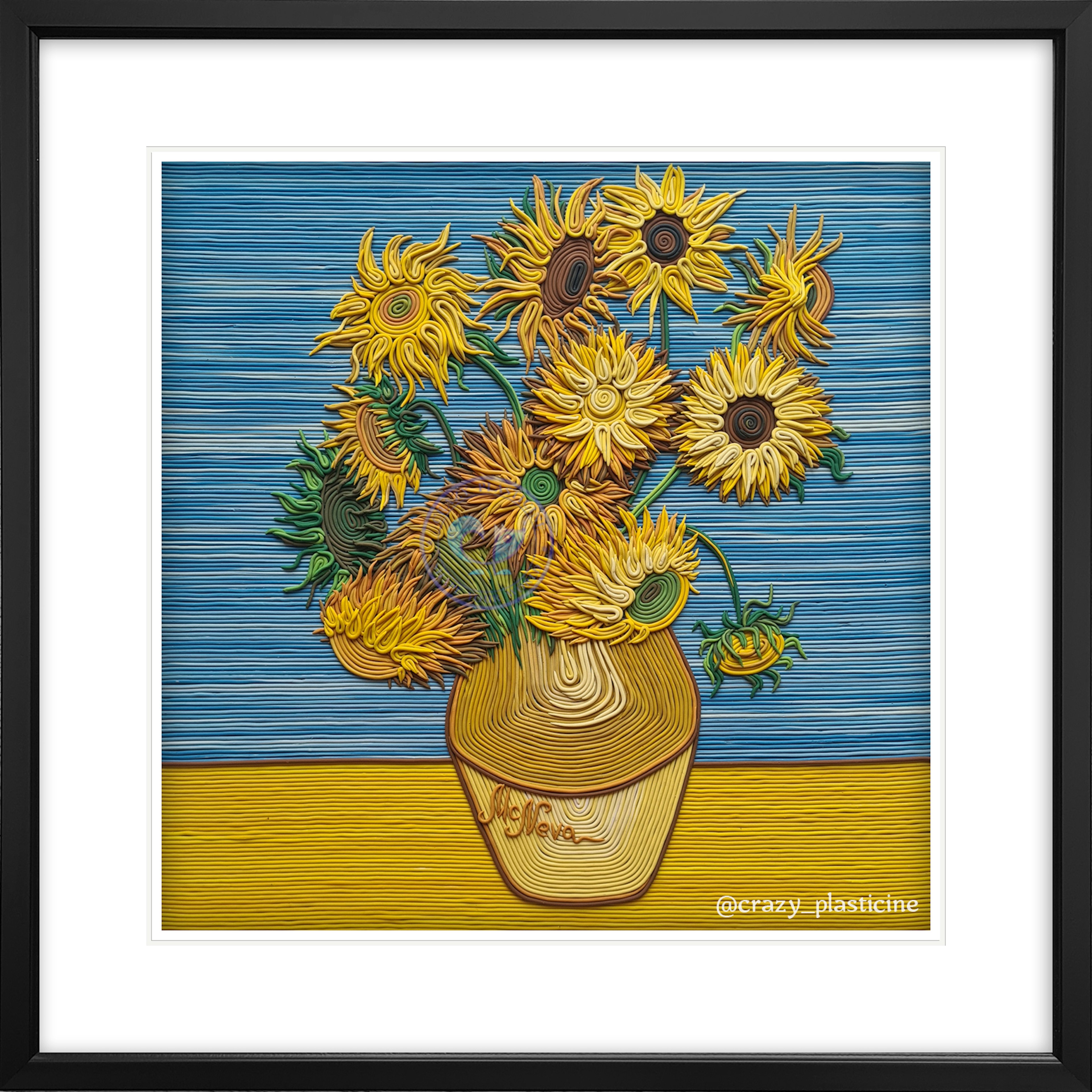 Main image for Noodle Sunflowers plasticine painting