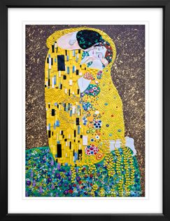 Thumbnail image 0 for «Kiss» inspired by Klimt